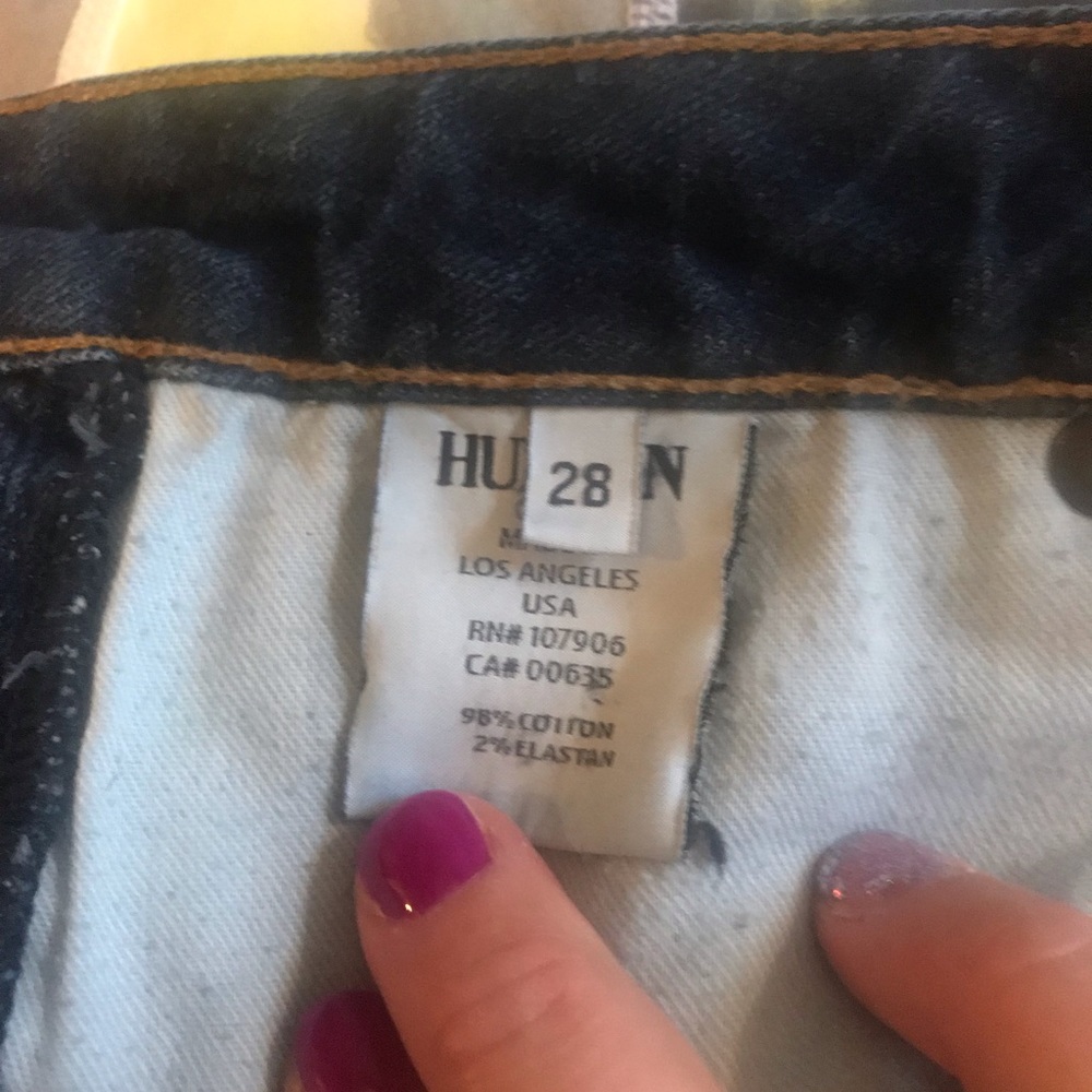 Barely warn Hudson pants